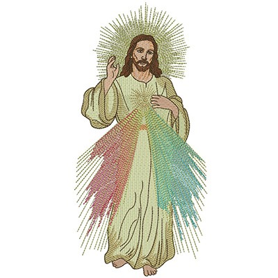 Matriz de matriz Matriz De Bordado Jesus Misericordioso